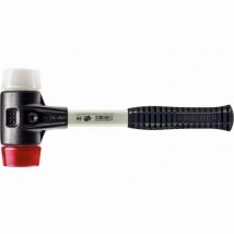 Halder - Mazo simplex Plástico / superplástico con carcasa de hierro maleable reforzado y mango de fibra de vidrio - D=50 mm - 3767.050