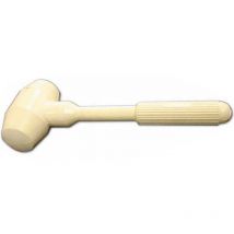 Mazzuola martello in gomma bianca 'lagos' 500 gr - mazzola