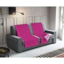 Pacchetto Nr. 2 Fasce copriseduta trapuntate Elegant, Lilla/Fucsia, 60 x 190 cm - Mb Home Italy