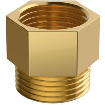 Meibes - Flamco Innengewinde/Außengewinde Nippel 1 1/4' Messing, flachdichtend