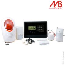 Kit système d'alarme MB Security – Alimentation électrique, Nombre de zone(s), Puissance sonore, Portée, Angle d'inclinaison