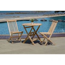Gartentisch, 80 cm rund, Teak 11020000