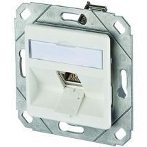 Metz Connect - e-dat modul 1 Port UPk Cat.6A, reinweiß 1309111102-E