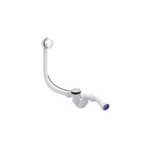 Mcalpine - vacuation de baignoire et combinaison de trop-plein avec bonde pour baignoire normale 40mm chrome