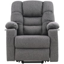 M Mcombo elektrische Aufstehhilfe Relaxsessel 7550, mit 3 Motoren getrennt verstellbar, Liegeposition bis 170°, verlängerte Fußstütze, usb, für