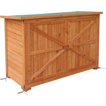 M Mcombo Gartenschrank Gerätescharank Gerätehaus Geräteschuppen Gartenhaus Holz 1280