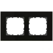 Glasrahmen Taster 2-fach Für 55 Mm Programme, Schwarz