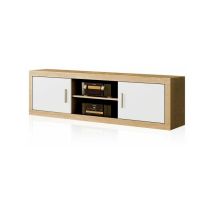 Homesouth - Módulo Bajo Nuka 2 Puertas Cambria - Blanco (ancho) X 50cm (alto)