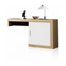 Homesouth - Módulo bajo Nuka 1 puerta Cambria - Blanco (ancho) x 60cm (alto)