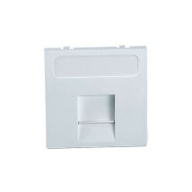 Módulo plano de 45x45 con antipolvo conector tipo Keystone y Systimax de Mmconecta 1