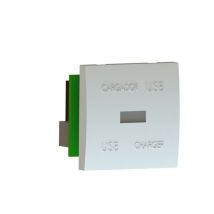 Mmconecta - Módulo plano de 45x45 con cargador usb de Simple