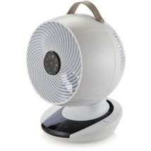 Meaco - Fan 1056, ventilador de aire, ideal para dormitorios y salas, ultra silencioso con oscilación 360°, motor de bajo consumo, 12 velocidades,