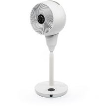 Meaco - Fan 1056P, ventilador de pedestal, ideal para dormitorios y salas, ultra silencioso, altura ajustable, oscilación 360°, 12 velocidades,
