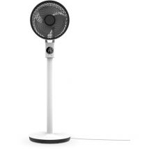 MEACO MeacoFan Sefte 10", ventilador de pedestal, circulación de aire silenciosa, altura ajustable, oscilación horizontal y vertical, motor sin