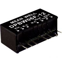 Mean Well DPBW06F-12 DC/DC-Wandlermodul 250 mA 6 W Anzahl Ausgänge: 2 x Inhalt 1 St.