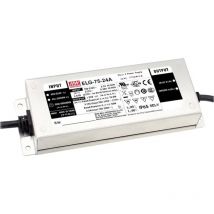 ELG-75-24B-3Y Driver de led à tension constante, à courant constant 75.6 w 3.15 a 12 - 24 v/dc dimmable, circ - Mean Well