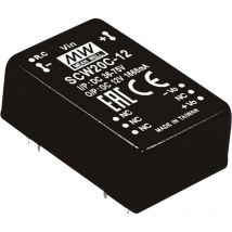 Mw Mean Well SCW20A-15 DC/DC-Wandlermodul 1.333 a 20 w Anzahl Ausgänge: 1 x Inhalt 1 St.