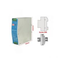 MeanWell NDR-120-12 Trasformatore Rotaia Industriale 12V 120W 10A Barra Guida DIN Rail Power Supply Input 220V 110V