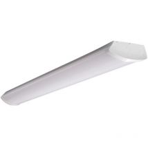 Luminaire profilés linéaire pour tubes led T8 meba 4LED - 2x36W - Blanc - 1250x153x65mm