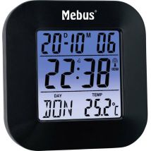 Mebus 51510 Radiocontrollato Sveglia Nero