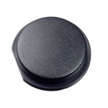 MEC - 10U09 10U Series Couvercle rond noir 1 pc(s) Y735483