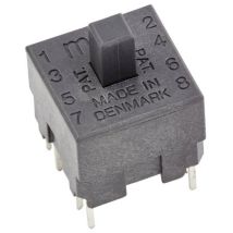 1540209 Uni Series Bouton-poussoir 120 v 250 mA à rappel (l x l x h) 12.60 x 12.60 x 15.70 mm IP54 1 pc(s) - MEC