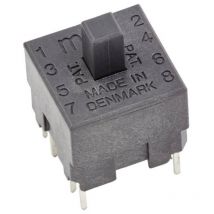 MEC - 1540209 Uni Series Pulsante 120 v 250 mA Momentaneo (l x l x a) 12.60 x 12.60 x 15.70 mm IP54 1 pz.