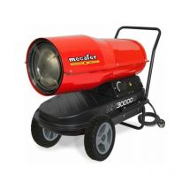 Mecafer - Chauffage de chantier / Canon a air chaud Diesel / Fioul avec turbine incorporée 30000 w MH30000D