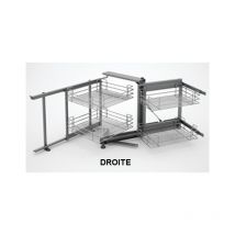 Meccanismo angolare a piedistallo per cucina Sige a 4 cestini - SIG6562