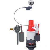 Wirquin - Mécanisme MW2 à câble double chasse + Robinet topy embout en laiton pro