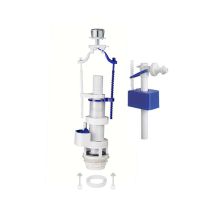 Meccanismo Doppio Scarico Wc Per Vaso Monoblocco + Galleggiante Laterale - Cr