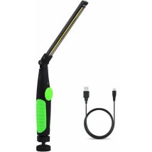 Mechanic's Tool Rechargeable Led Work Light with Magnet and USB Foldable 360 Degree Rotation, Rechargeable Led Inspection Lamp, Inspection Lamp for