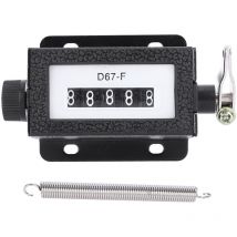 Eosnow - Hochstabilität schwarzer Zähler Clicker, Kunststoff -Tally -Counter für Textilindustriemaschinen