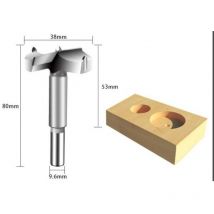 Odipie - Meche a Bois, Diametre 38/42/50/55/65mm, Foret Fraise Carbure Pour Faconner Trou Travail du Bois, L'installation de Portes Sphériques Bois,