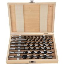 Mèche À Bois Hélicoïdal Hss, Lot De 8pcs Foret À Bois Fraise À Bois Hélicoïdal En Acier Au Carbone Avec Longueur 230mm Diamètre 6mm 8mm 10mm 12mm 14mm