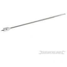 Mèche à bois plate extra longue 25 x 400 mm Silverline 677275