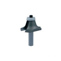 Leman - Fraise de défonceuse carbure Corian ¼ de rond guide à billes diamètre 12,7 mm