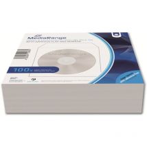 CD-Papiertaschen, 100er Pack, weiß - Mediarange