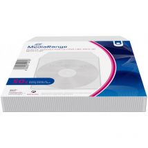 Enveloppes en plastique cd/dvd, 50 pièces (BOX64) - Mediarange