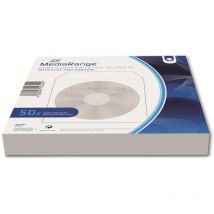 CD-Papiertaschen – 50er Pack – weiß – Papier – Kunststoff – 124 x 124 mm