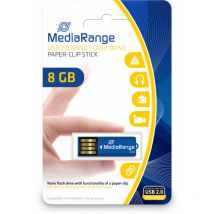 Mediarange - MR975 - 8 Go - usb Type-A - 2.0 - 14 Mo/s - Sans capuchon - Bleu