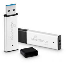 Mediarange - MR1902 unidad flash usb 128 gb usb tipo a 3.2 Gen 1 (3.1 Gen 1) Negro, Plata