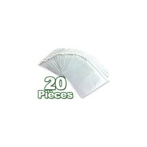 Mediarange - Pochettes supplémentaires pour valise dj, blanches, 20 pièces (BOX63)