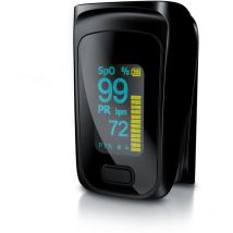 Medicinalis Pulsoximeter Finger - SpO2 Pulsmesser - Fingerpulsoximeter - Messung von Puls und Sauerstoffsättigung am Finger - OLED Display
