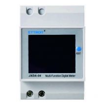 Ettroit - Medidor de Corriente Digital 6 en 1 AC40-300V 100A Voltímetro Amperímetro Din Rail Medidor de Corriente