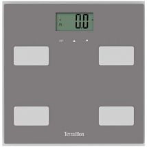 Terraillon - medidor de impedancia 160kg/100g gris - controlfit