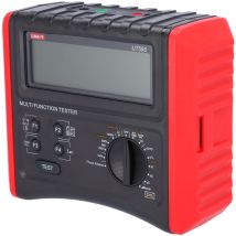 Uni-t - Medidor de instalaciones multifunción - Display lcd de 9999 cuentas - Medición resistencia aislamiento y continuidad - Medición de impedancia