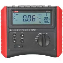 Medidor de resistencia a tierra - Display lcd - Medición de resistencia a tierra hasta 40k - Medición de resistividad del suelo de hasta 40k