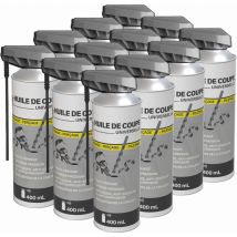 Méduze - 12 huiles de coupe en aérosol 400mL - Universelle - Professionnelle
