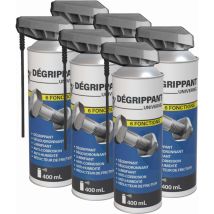 Méduze - 6 dégrippants 6 fonctions en aérosol 400mL - Universel - Professionnel